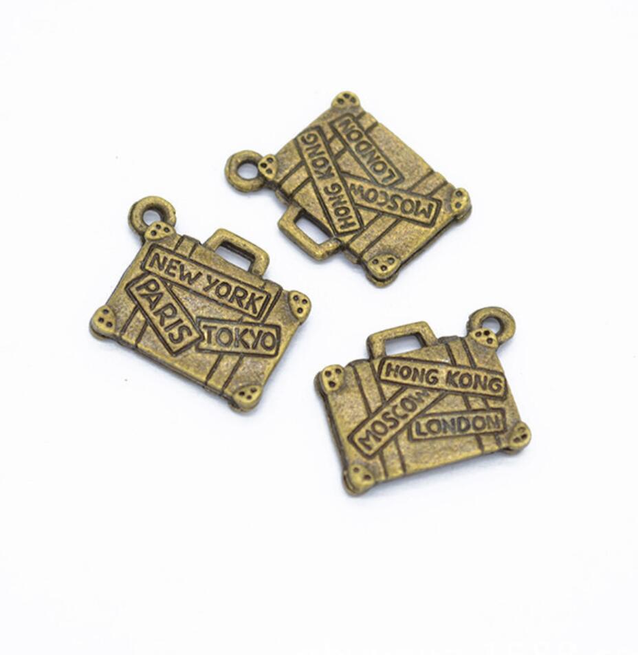 150pcs 참 여행 가방 뉴욕 파리 도쿄 17x13m - Jewelry Making York 리뷰 및 가격
