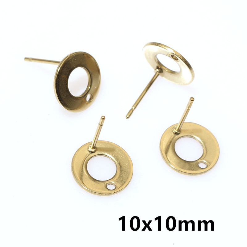 20pcs 스테인레스 스틸 공예 귀걸이 스터드 기하학적 - Jewelry Making Metal 리뷰 및 가격