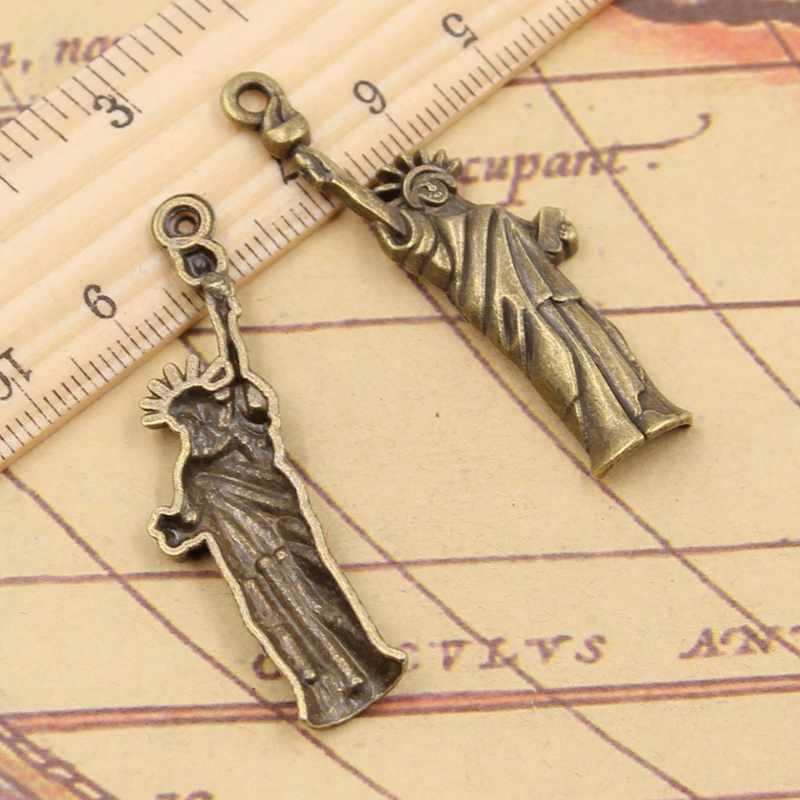 매력적인 자유의 동상 뉴욕 49x14mm 티베트어 청동 - Jewelry Making York 리뷰 및 가격