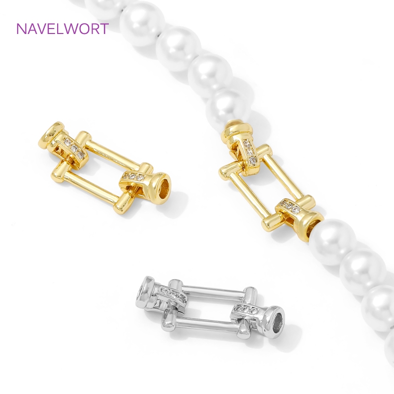 1/2개 14K 금도금 진주 클래스프 잠금장치, 팔찌용 - Jewelry Making Metal 리뷰 및 가격