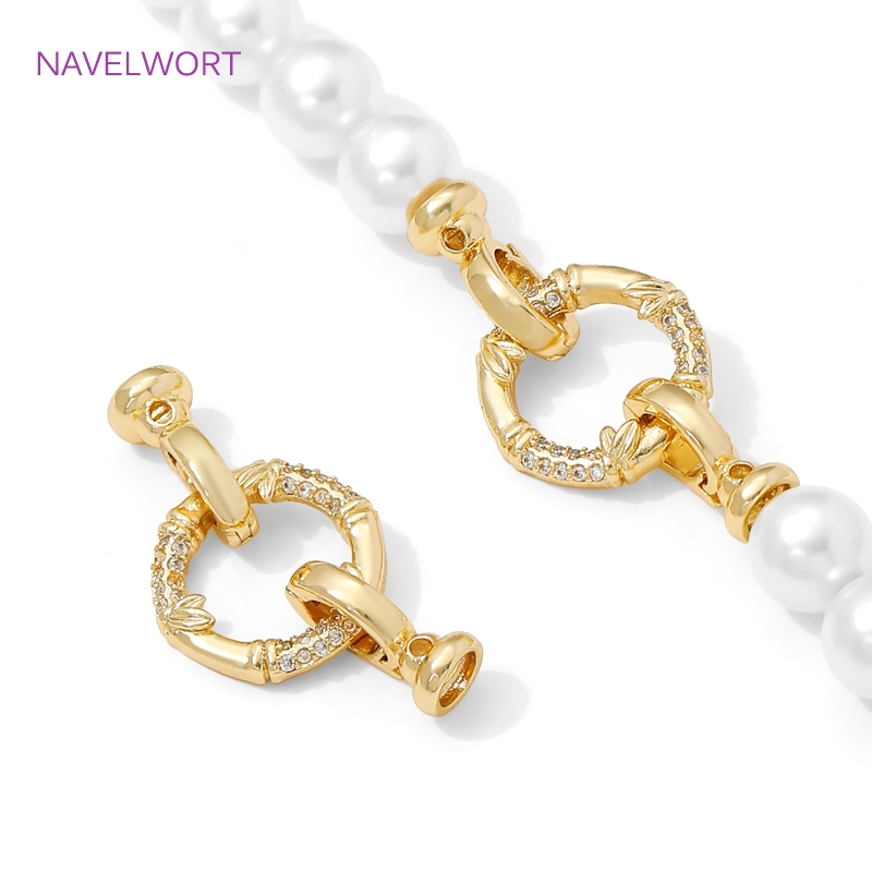 1/2개 14K 금도금 진주 클래스프 잠금장치, 팔찌용 - Jewelry Making Metal 리뷰 및 가격