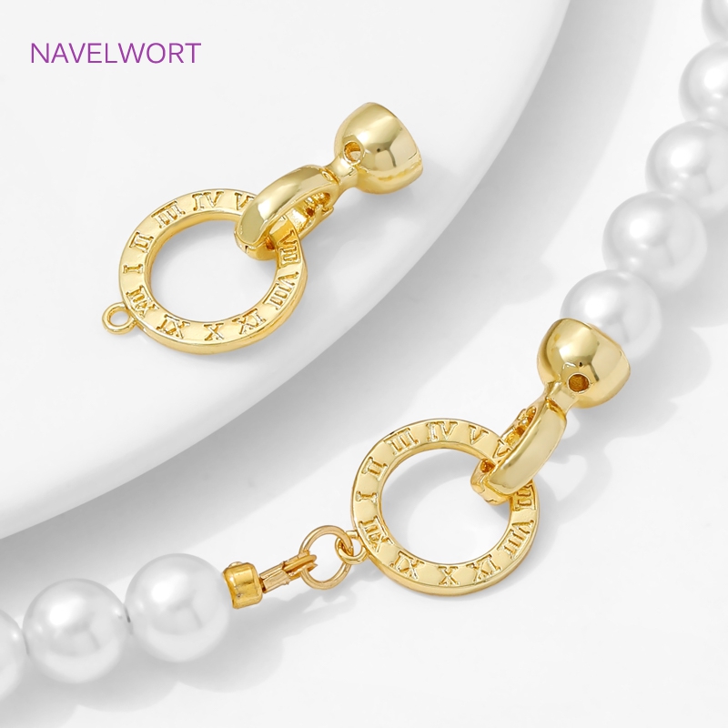 1/2개 14K 금도금 진주 클래스프 잠금장치, 팔찌용 - Jewelry Making Metal 리뷰 및 가격
