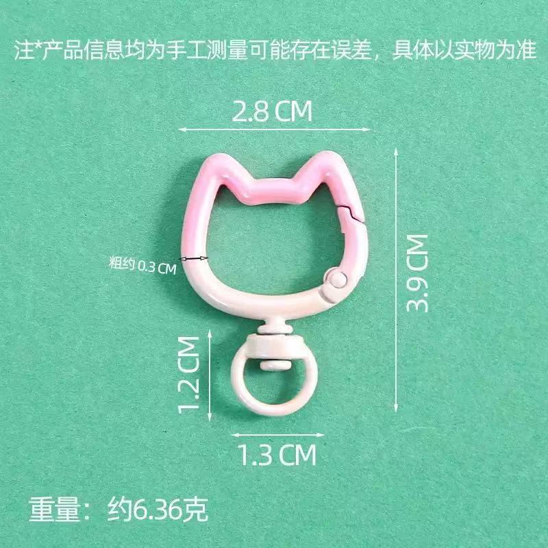 5-10PCS 그라디언트 귀여운 고양이 걸쇠 개방형 커 - Jewelry Making Material 리뷰 및 가격